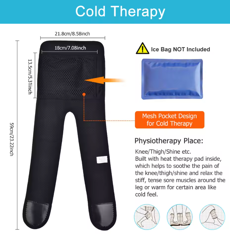 USB Heated Knee Brace — 3-Level Heat Therapy for Joint Pain & Arthritis Relief