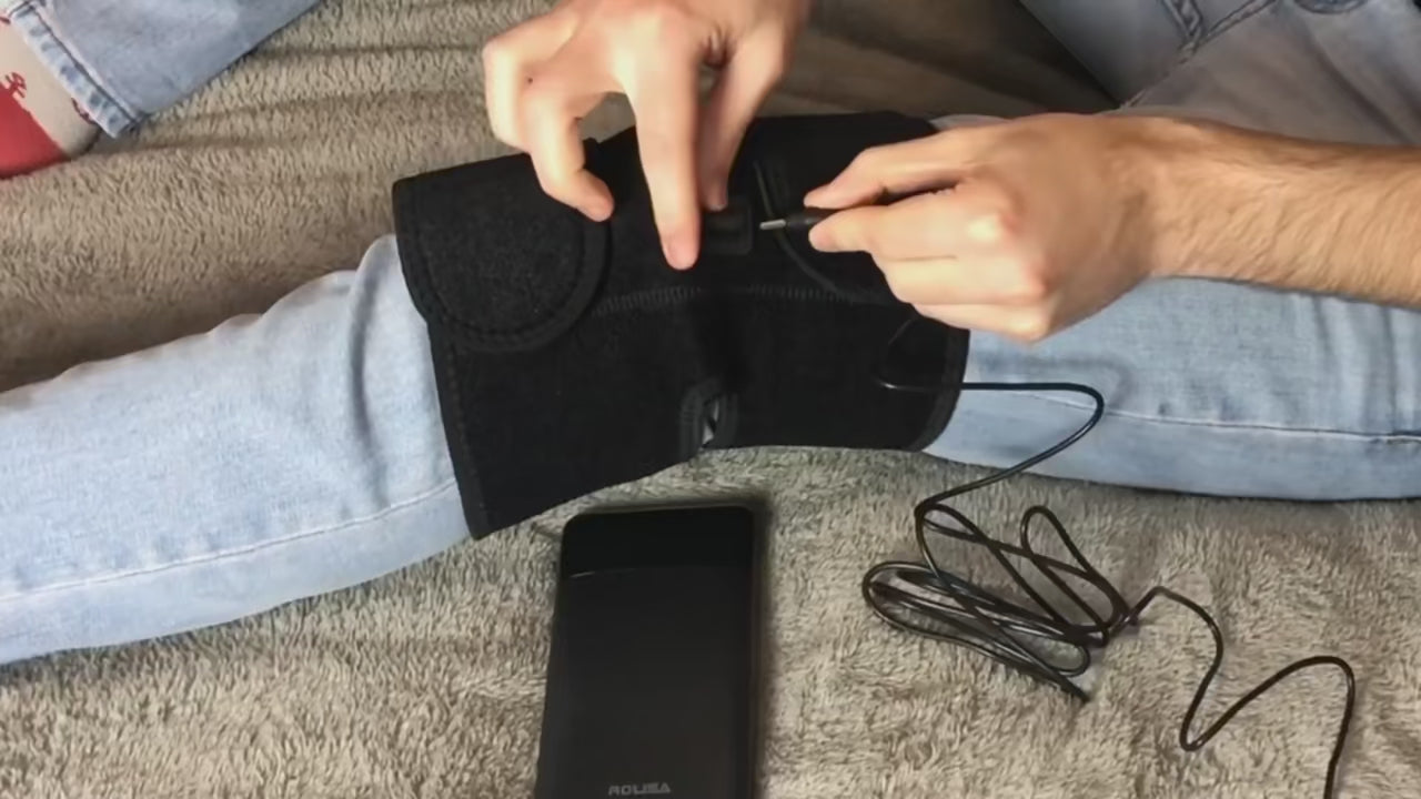 USB Heated Knee Brace — 3-Level Heat Therapy for Joint Pain & Arthritis Relief